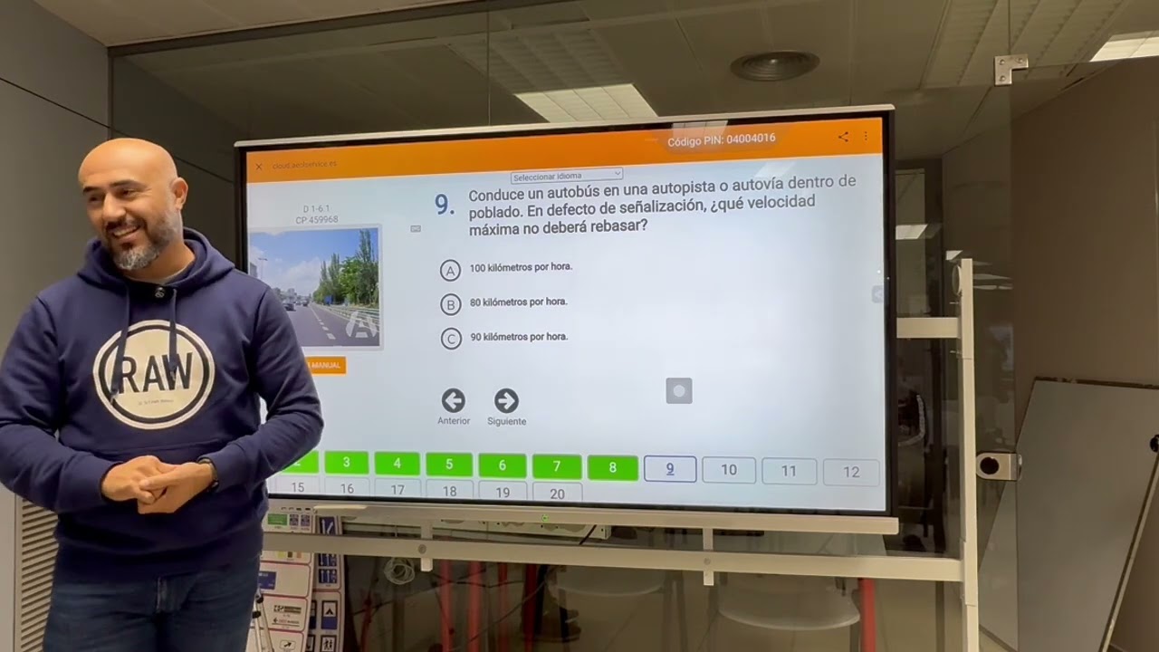 Un test de examen de autobús explicado en darija 