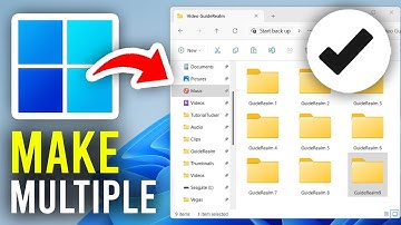 How To Make Multiple Folders At Once In Windows 11 & 10 | Easy Tutorial (2024)