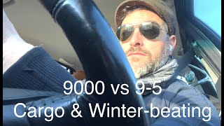 Saab 9000 vs Saab 9-5 Winter-beating!