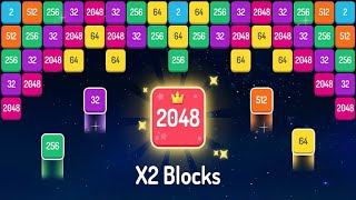 X2 Blocks: 2048 Number Puzzle (by Inspired Square) IOS Gameplay Video (HD) screenshot 2