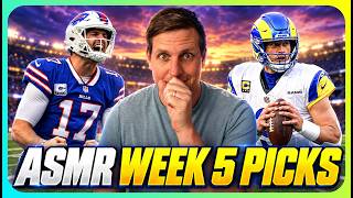 Predicting EVERY NFL Week 5 Game 🏈 | ASMR