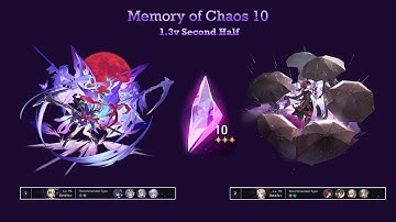 [ MOC 10 ] Kafka E 1 & Seele E 0 Full Clear 1.3 v Second Half [ Full Auto ]