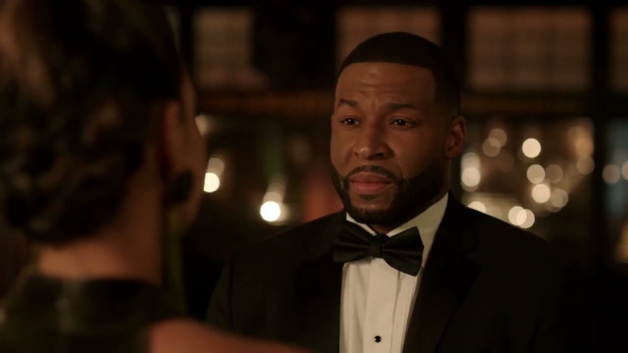 Dynasty 5x18 / Kissing Scenes — Michael and Nina (Robert Christopher Riley and Felisha Terrell)