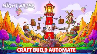 NIGHTWATER - I Built a Factory🏭in a World That Isn’t Real... screenshot 3