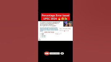 UPSC 2024 Percentage Error MASTERY Without Hours of Studying