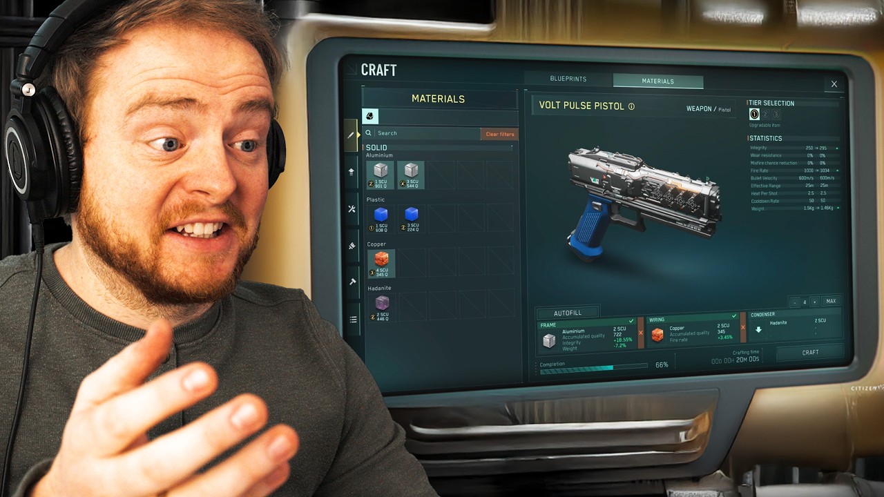 I Tested Star Citizen Crafting.. Here’s some thoughts.. 