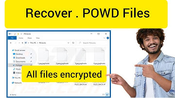 How to Recover Powd ransomware encrypted files | .Powd file recovery