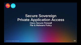 Secure Sovereign Private APP Access: Cisco Secure Firewall File & Malware Policy screenshot 4