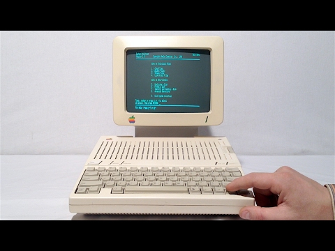 Видео: Обзор Apple IIc на русском языке