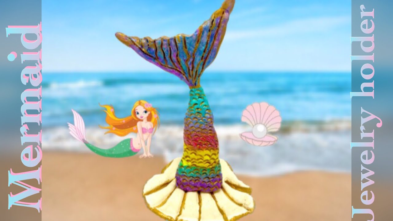 Mermaid jewelry holder 🧜‍♀️ YouTube