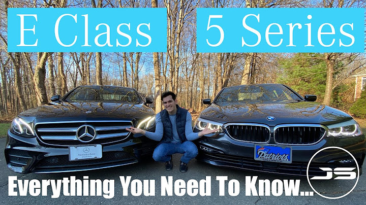 2020 Mercedes E Class Vs BMW 5 Series Head To Head Comparison