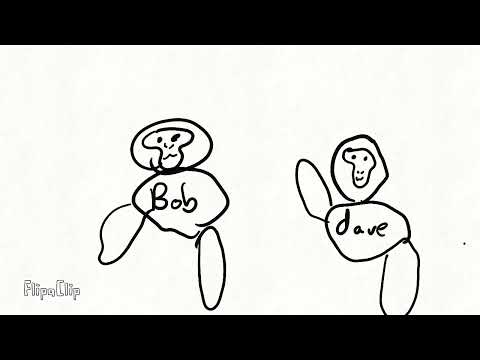 my first flip book animation (flipaclip) (E's)