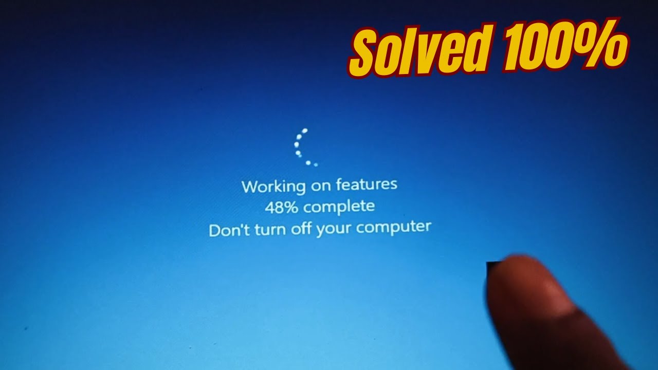 How to fix Laptop Stuck on Getting Windows Ready Don't Turn off your ...