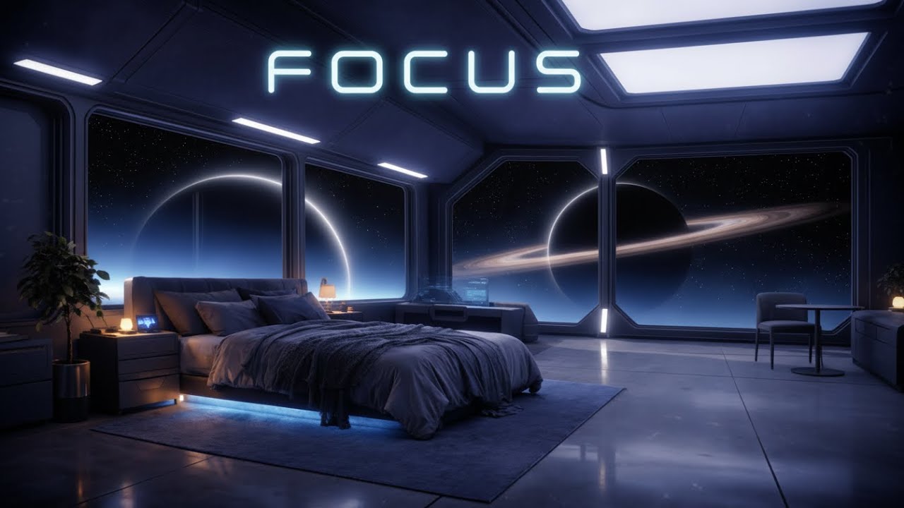 Intergalactic Drift 🌌 Soothing Deep Space Ambience