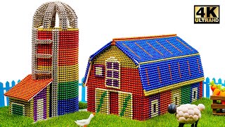 DIY - How To Build Macdonald Farm From Magnetic Balls ( Satisfying ) | Magnet World 4K DIY - How To Build Macdonald Farm From Magnetic Balls ( Satisfying ) | Magnet World 4K