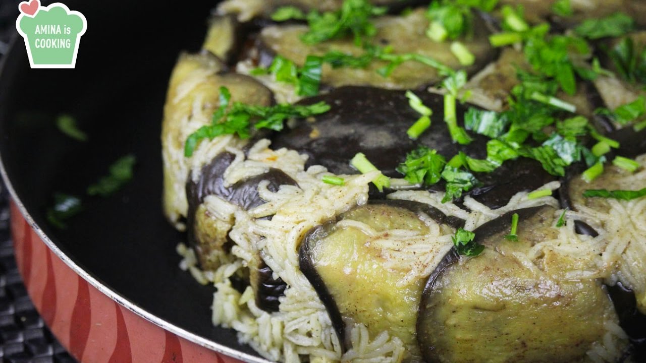 مقلوبة الباذنجان و اللحم - الحلقة 146 - Amina is Cooking