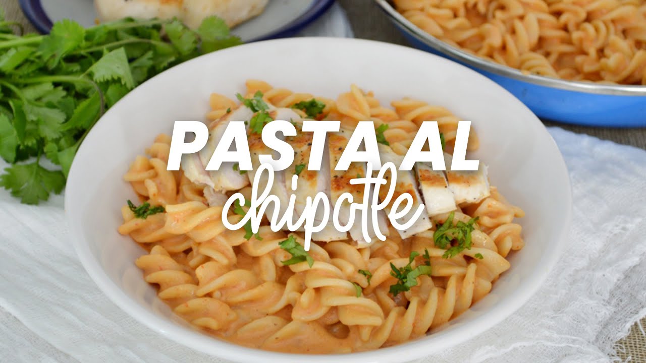 PASTA CREMOSA AL CHIPOTLE Recetas fáciles Pizca de Sabor YouTube