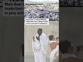 More than 1.5 million Muslims made their way to Mount Arafat to pray and ask for forgiveness