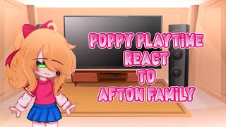 Poppy Playtime React To Afton Kids // Elizabeth Afton // (2/3) // gacah club