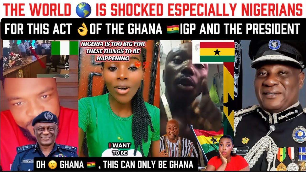 Wow💃, The World 🌎 Is Shocked 😮 Especially Nigerians For This Act 👌Of the Ghana IGP and the president