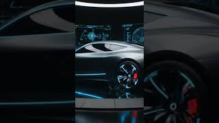 Next-Gen Beast Futuristic Car Rotating In 360 Cyberpunk Vibes.