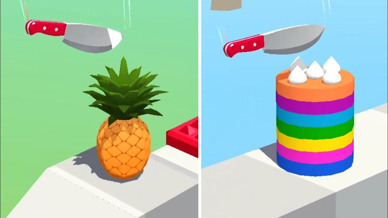 Slice It All! Very Satisfying and Relaxing ASMR Slicing Gameplay Video ...