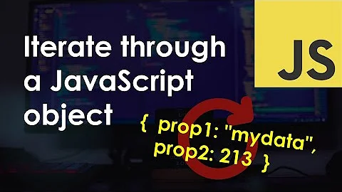 How to iterate through a JavaScript object literal