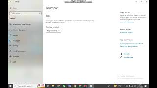 how to do setting of touchpad in laptop