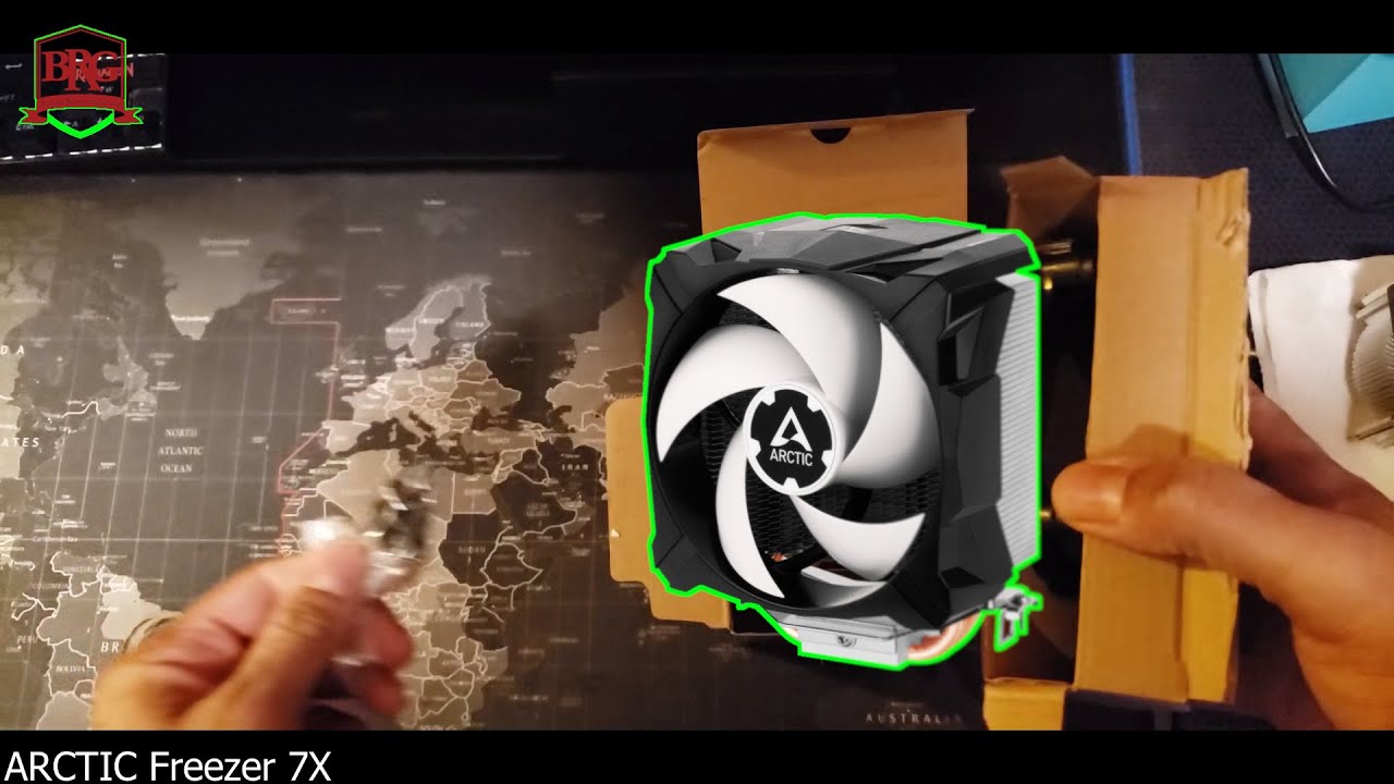 ARCTIC Freezer 7X CPU Cooler unboxing
