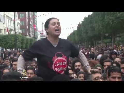 معارضة إجراءات التقشف الحكومية في تونس