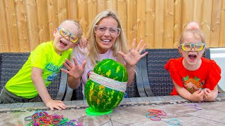 Watermelon and Floor is Lava challenge with Mom - Gaby and Alex by Gaby and Alex 914,549 views 2 years ago 12 minutes, 2 seconds