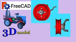 FreeCAD 3D model. Диски .