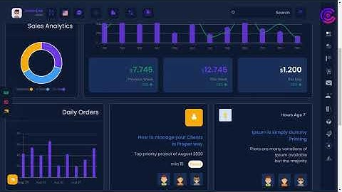 CRM Dashboard Bootstrap 5 Admin Template with RTL Dark Theme