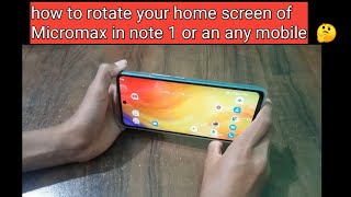 How to enable home screen rotation feature of Micromax in Note 1 | how to rotate your screen of IN screenshot 5