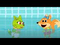 Fox Family Outdoor adventures with Ice Cream and Baby - funny video cartoon for kids #1467