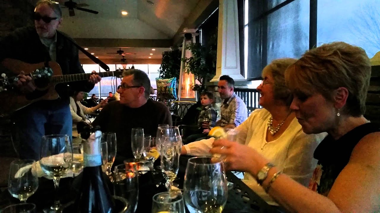 Out to dinner at The Old Brook