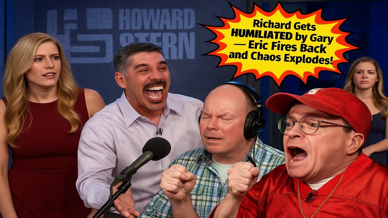 Richard Gets HUMILIATED by Gary  — Eric Fires Back and Chaos Explodes!🗣🔥 | Howard Stern TV Show