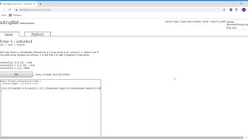 Array-1(unlucky1) Java Tutorial || codingbat.com