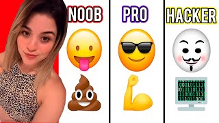 NOOB vs PRO vs HACKER 👩‍💻 - Emoji Puzzle | Vale GAMER