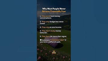 Most people dream of financial freedom