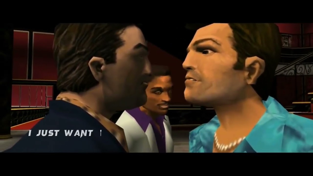 I just want to piss you off before I k*ll you. GTA VC edit