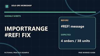 Google Sheets IMPORTRANGE #REF! Fix Access and File Type