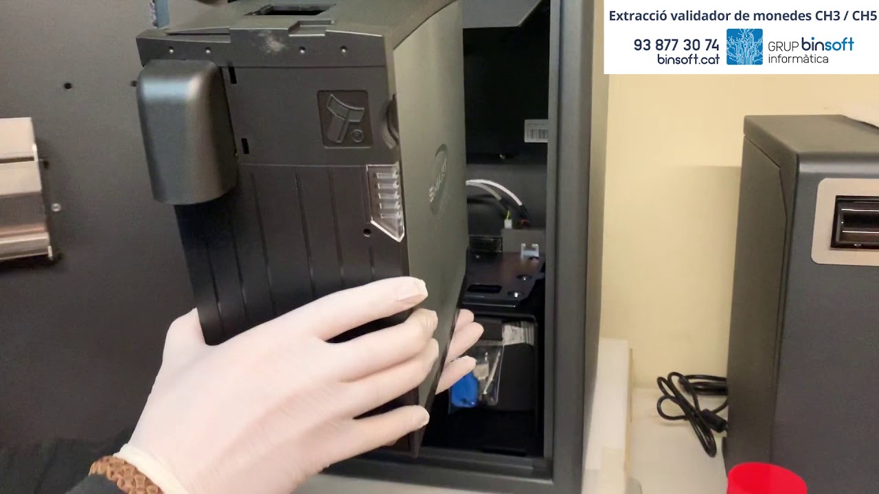 Extracció del validaror de monedes Cashdro3 i Cashdro5