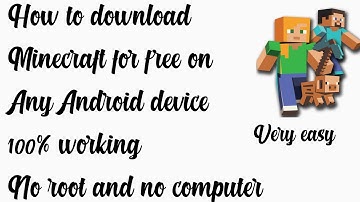 HOW TO DOWNLOAD MINECRAFT POCKET EDITION FOR FREE ANDROID DEVICE NO ROOT NO COMPUTER
