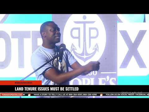 LAND TENURE ISSUES MUST BE SETTLED