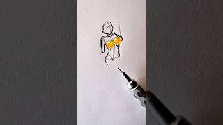 I Tried the 25-Second Asian Female Drawing Challenge #foryou #drawing #art #shorts #howtodraw #fyp