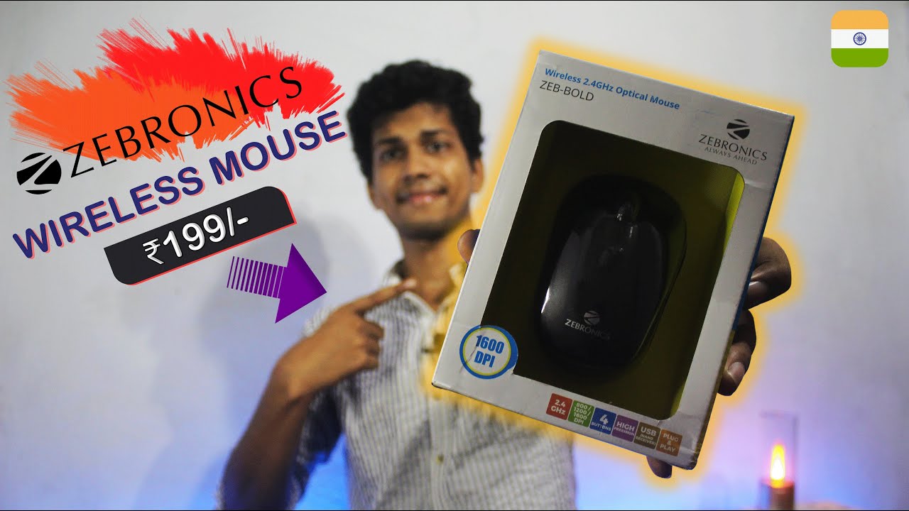 199 Zebronics Wireless Optical Mouse Unboxing Review Best Wireless Mouse Dekh Review Youtube