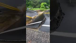 Heavy Rain Leads to Sinkhole on New Hampshire Road