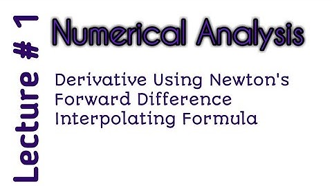 Derivatives Using Newton