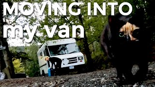 Moving into a van equals CHAOS | Step Van Build